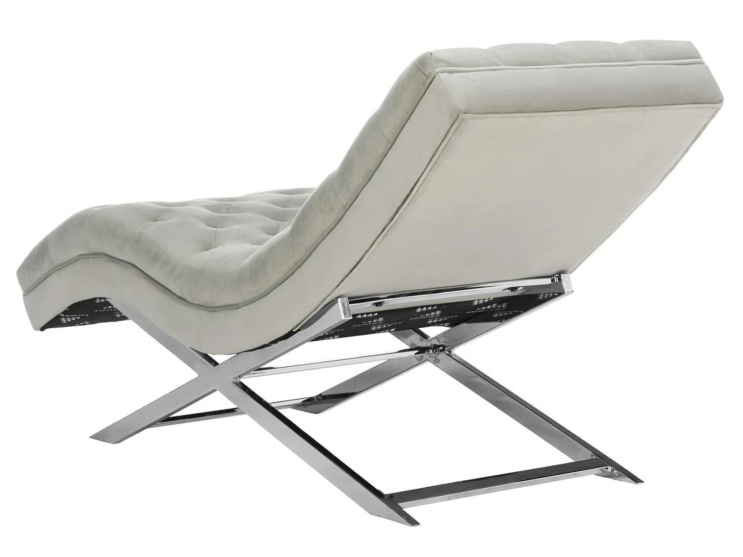 chaise Gris 58 X 165 X 83.82 cm - Cleta
