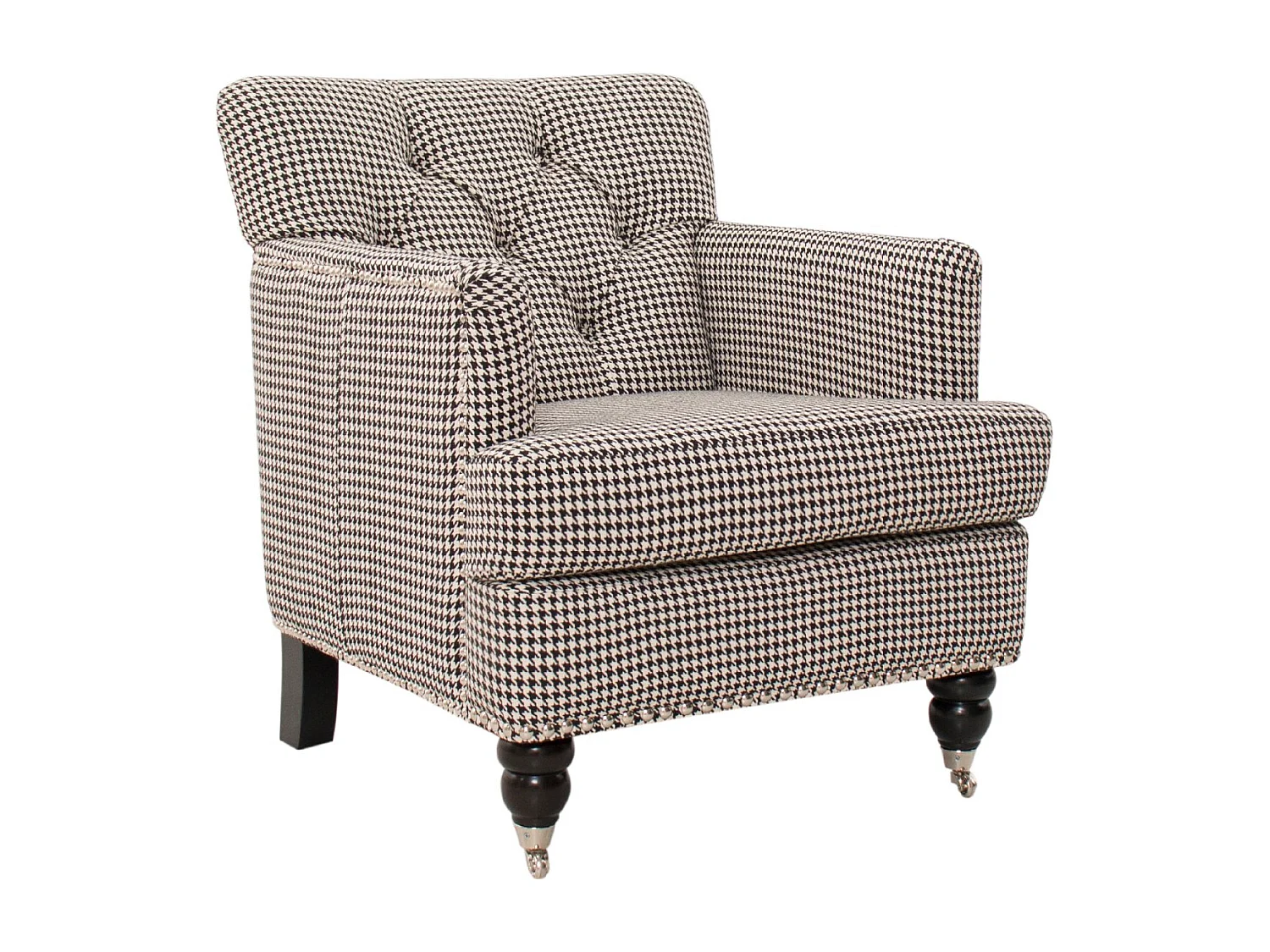 chaise Noir et blanc 71 X 87 X 83.05 cm - Sharron