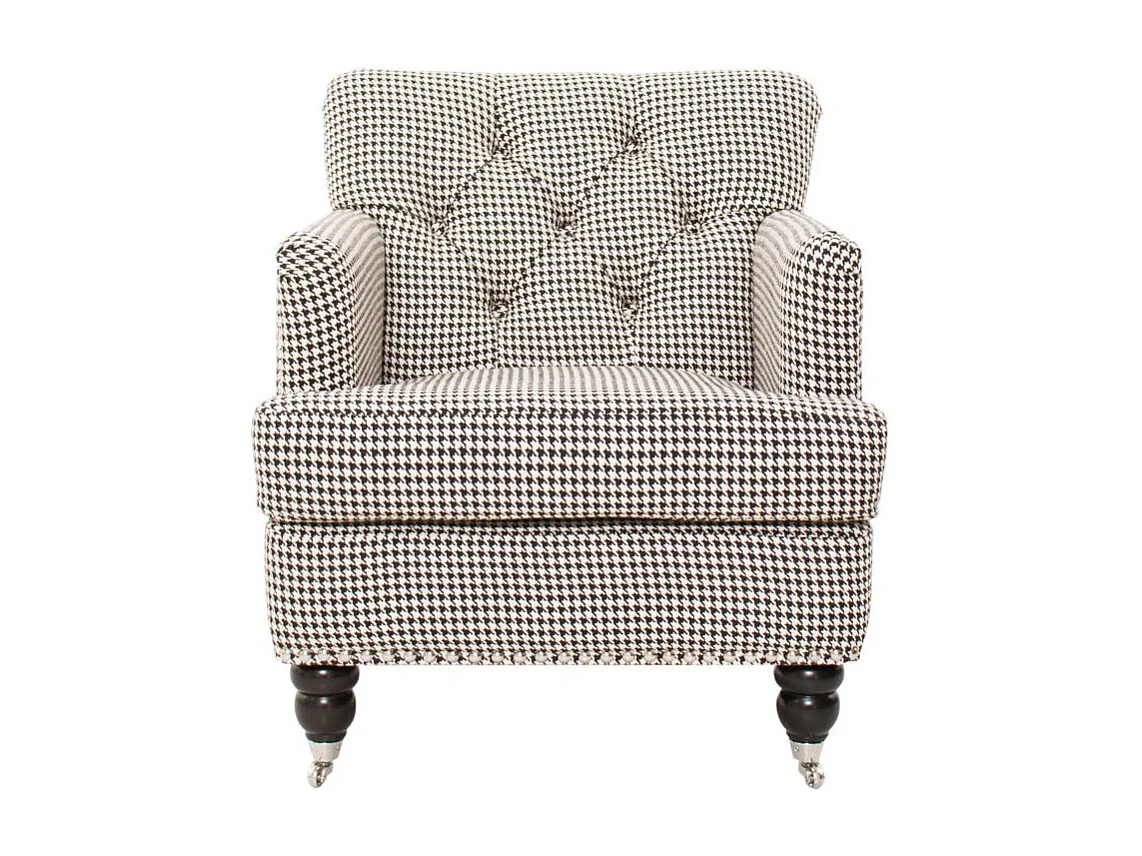 chaise Noir et blanc 71 X 87 X 83.05 cm - Sharron