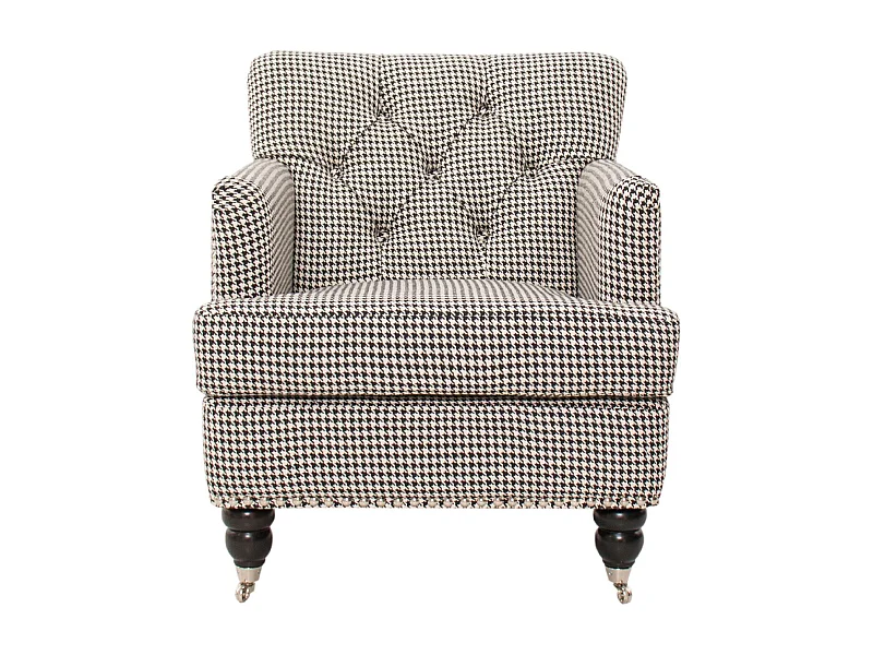 chaise Noir et blanc 71 X 87 X 83.05 cm - Sharron