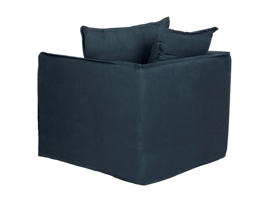 chaise Bleu et blanc 85 X 76 X 65.02 cm - Jerrie