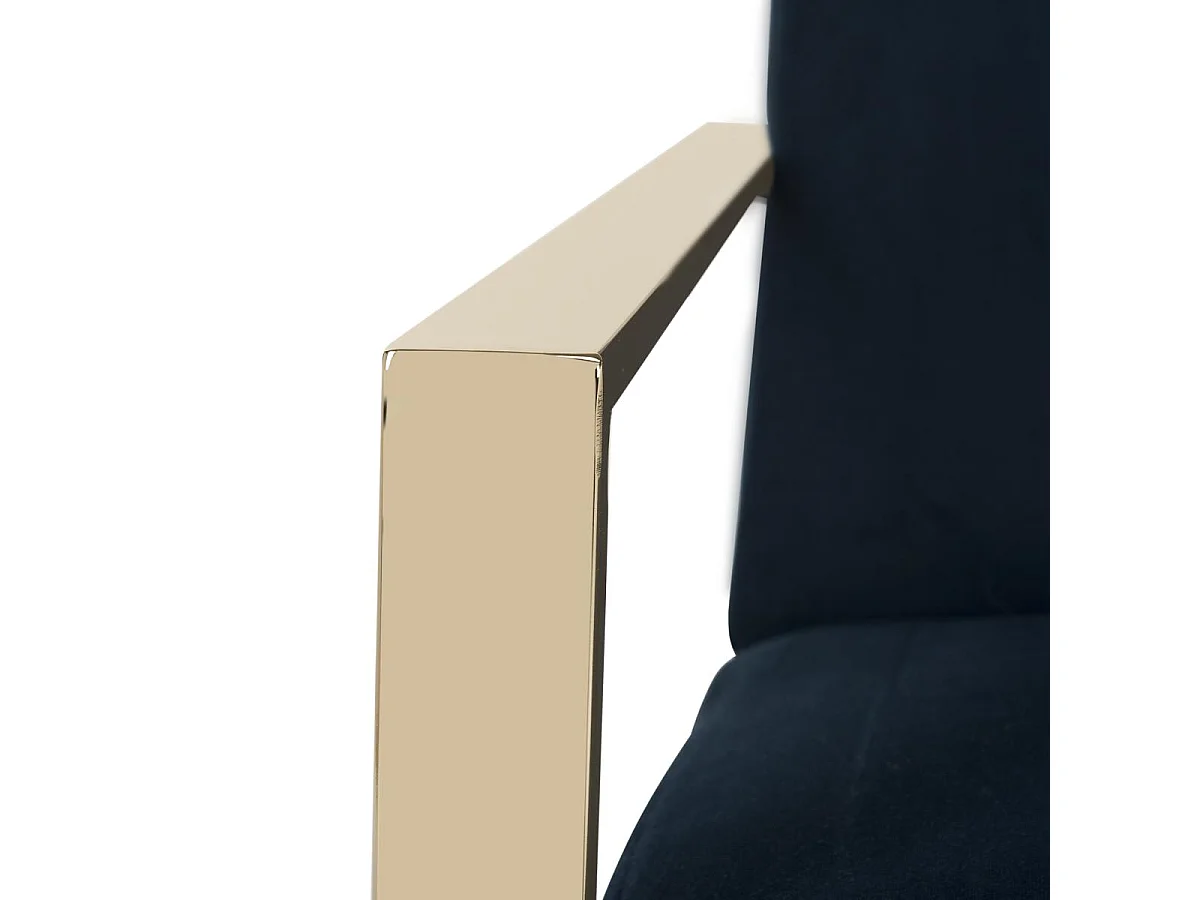 chaise Bleu marine 83 X 67 X 82.55 cm - Filomena