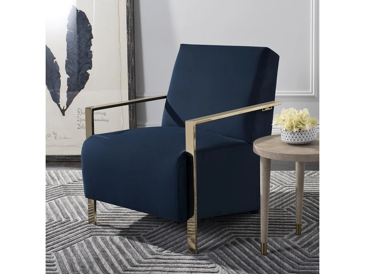 chaise Bleu marine 83 X 67 X 82.55 cm - Filomena
