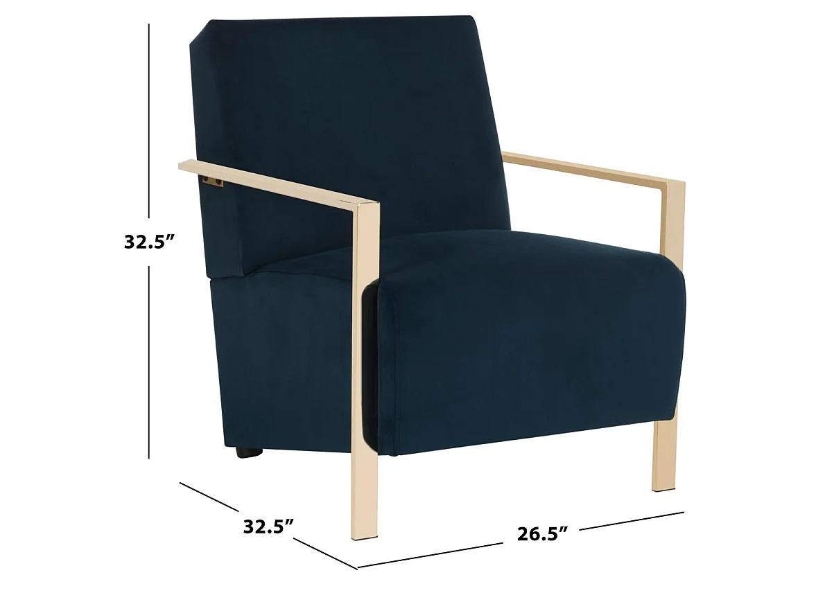 chaise Bleu marine 83 X 67 X 82.55 cm - Filomena