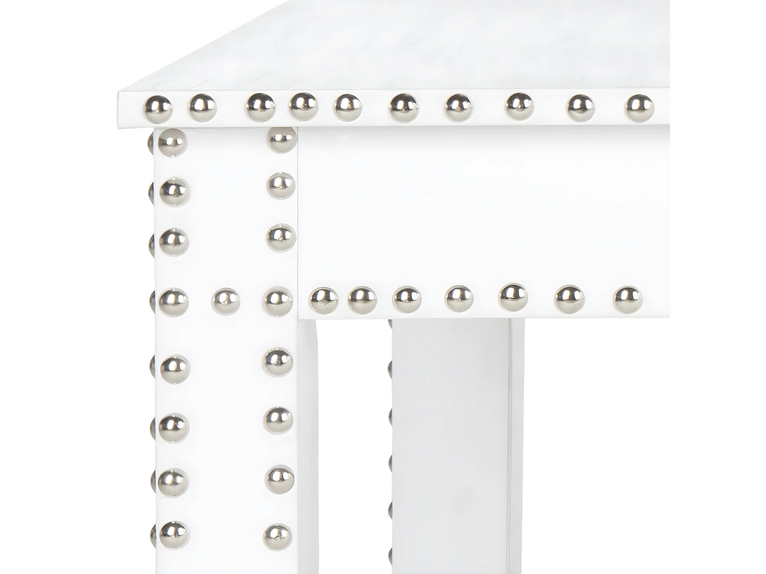 Table d'appoint Blanc & Crocodile 60 X 99 X 48.26 cm - Jessye