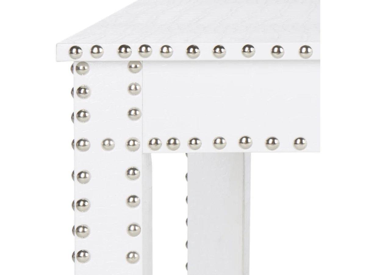Table d'appoint Blanc & Crocodile 60 X 99 X 48.26 cm - Jessye