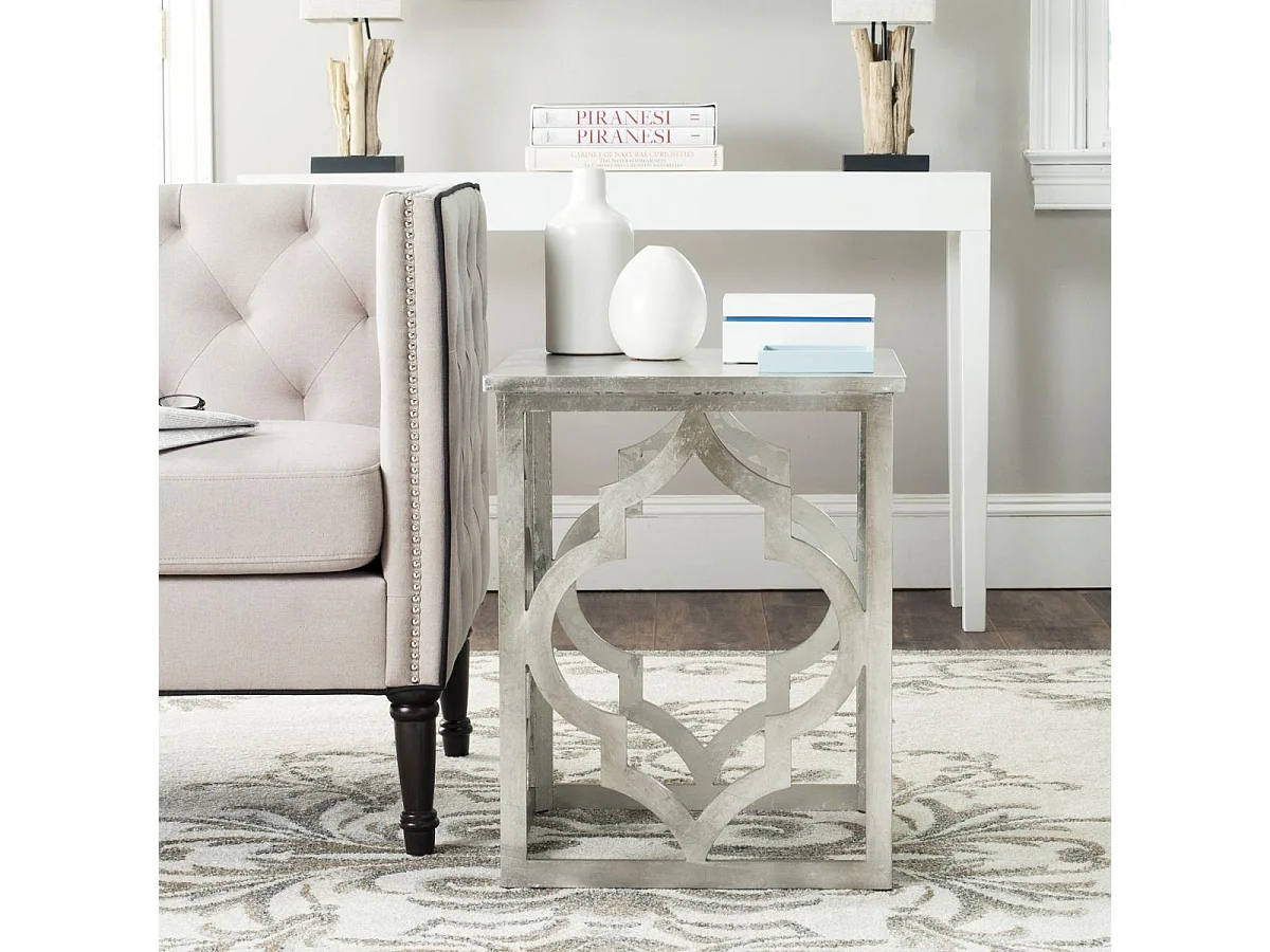 Table d'appoint Argent 48 X 48 X 58.42 cm - Velda