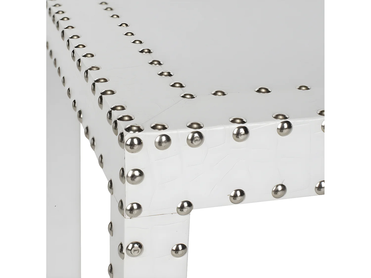 Table d'appoint Blanc 40 X 60 X 59.94 cm - Verena