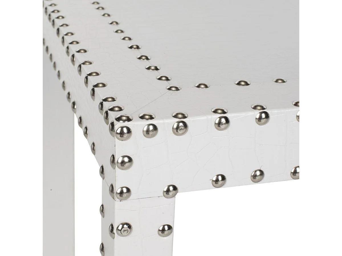 Table d'appoint Blanc 40 X 60 X 59.94 cm - Verena