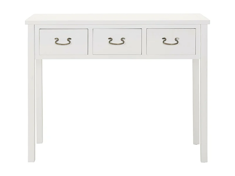 Table d'appoint Blanc 36 X 100 X 80.51 cm - Ceil