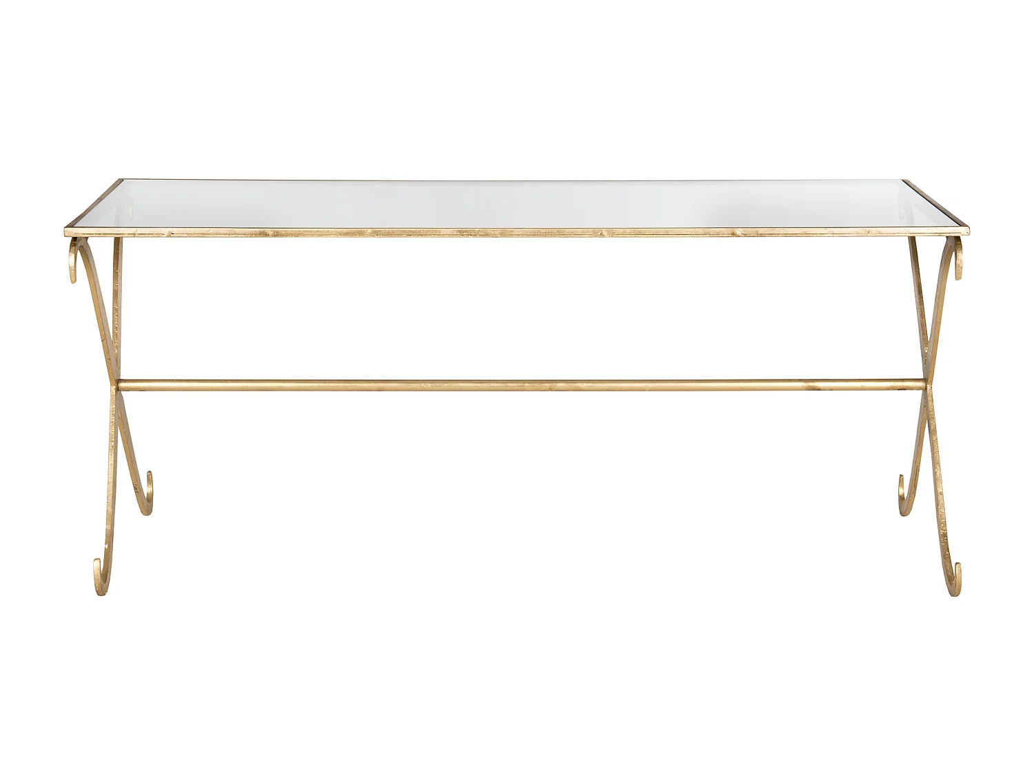 Table d'appoint Argent et noir 109 X 50 X 46.35 cm - Savilla