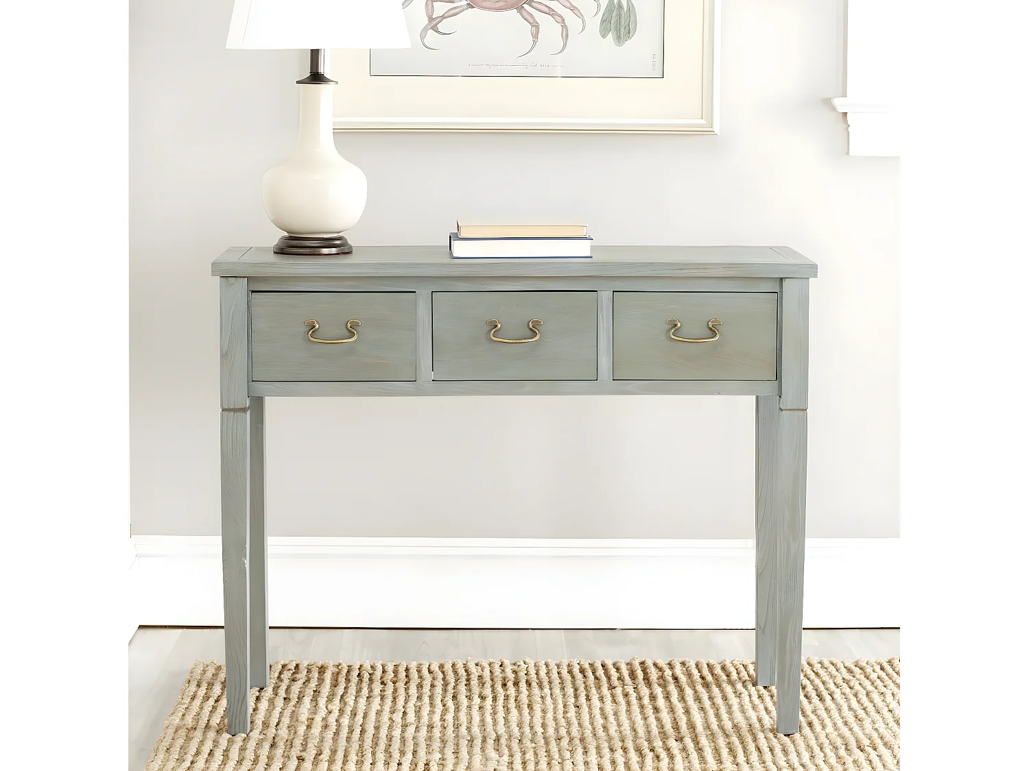 Table d'appoint Gris cendré 36 X 100 X 80.51 cm - Ceil