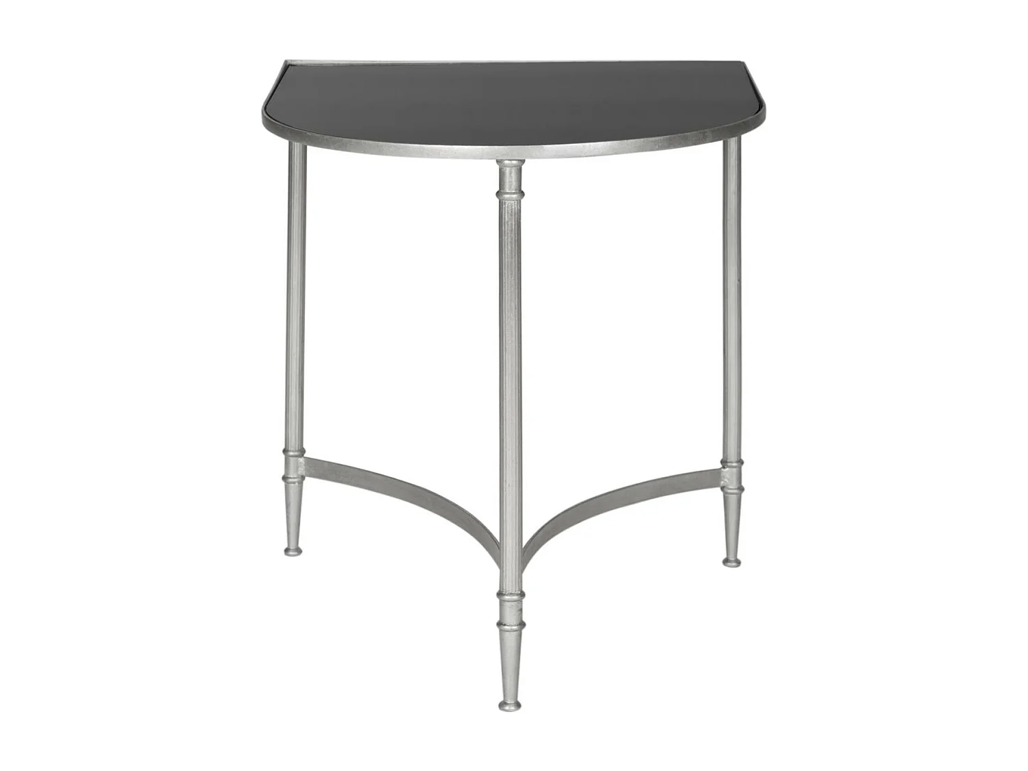 Table d'appoint Argent et noir 50 X 45 X 50.8 cm - Lassie