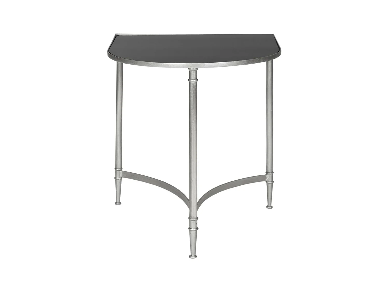 Table d'appoint Argent et noir 50 X 45 X 50.8 cm - Lassie