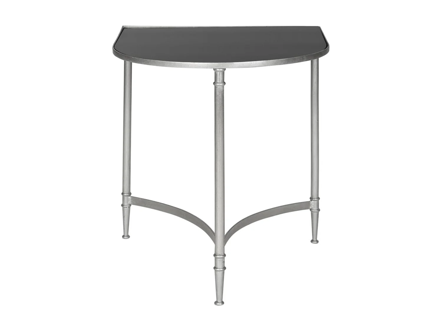 Table d'appoint Argent et noir 50 X 45 X 50.8 cm - Lassie