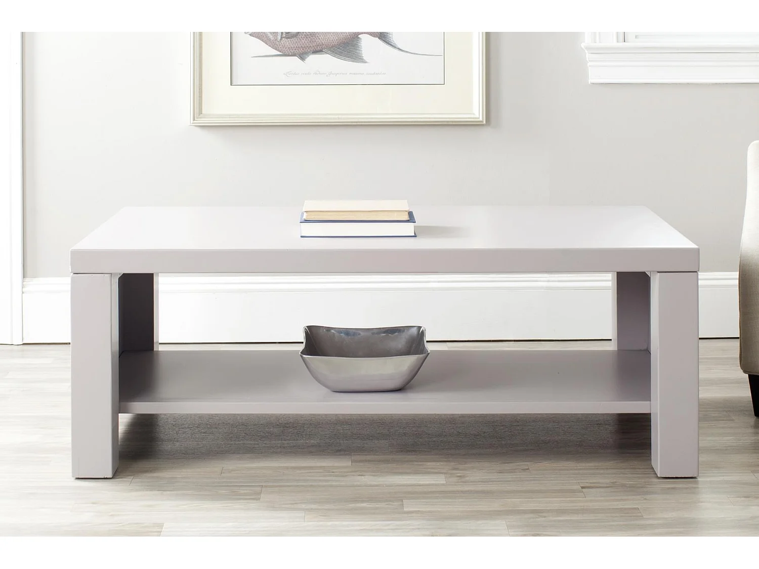 Table d'appoint Gris 60 X 121 X 46.48 cm - Dominga