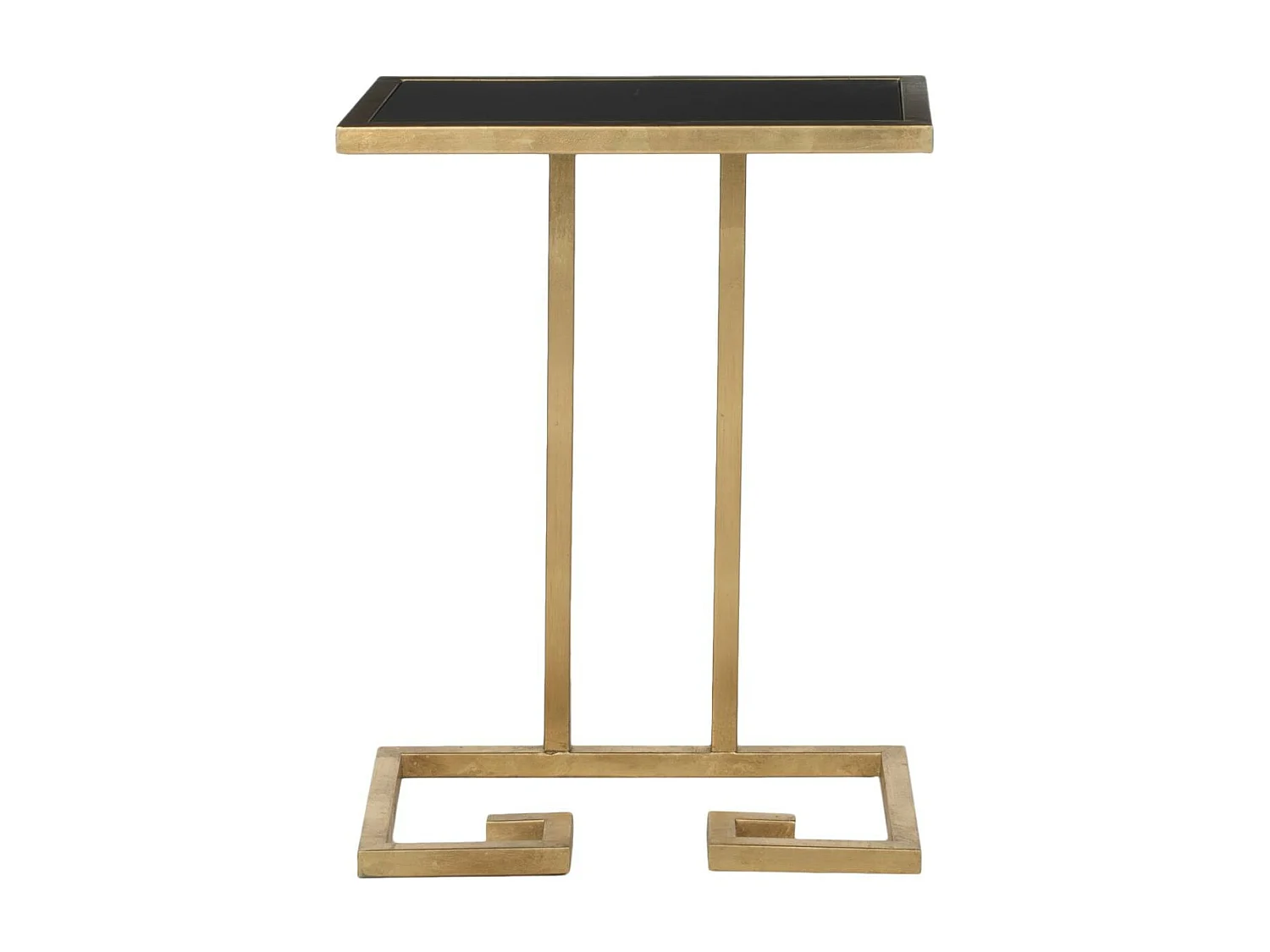 Table d'appoint Or et noir 25 X 40 X 53.34 cm - Hellen