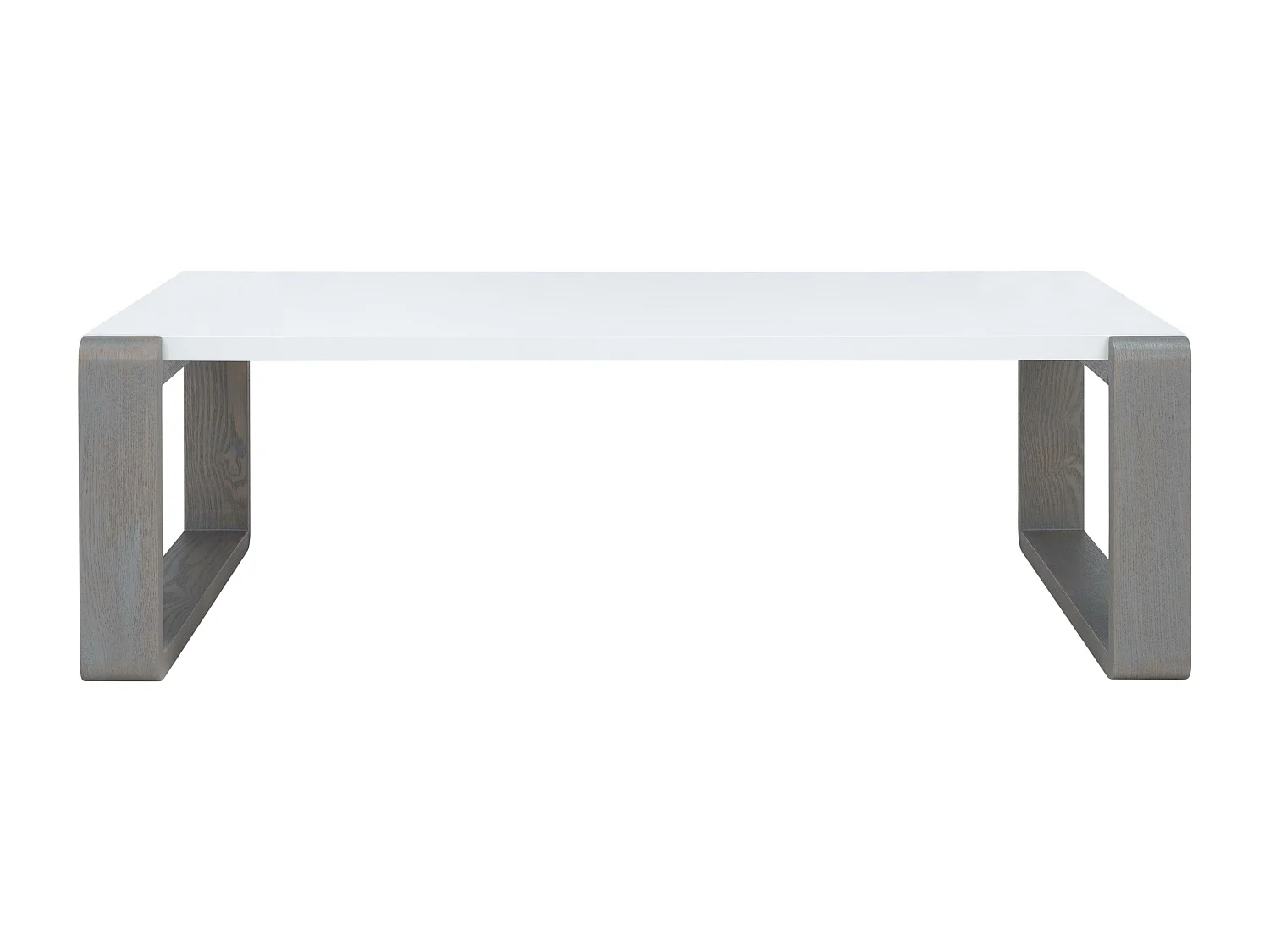 Table d'appoint Blanc & Gris 65 X 110 X 35.05 cm - Evelena