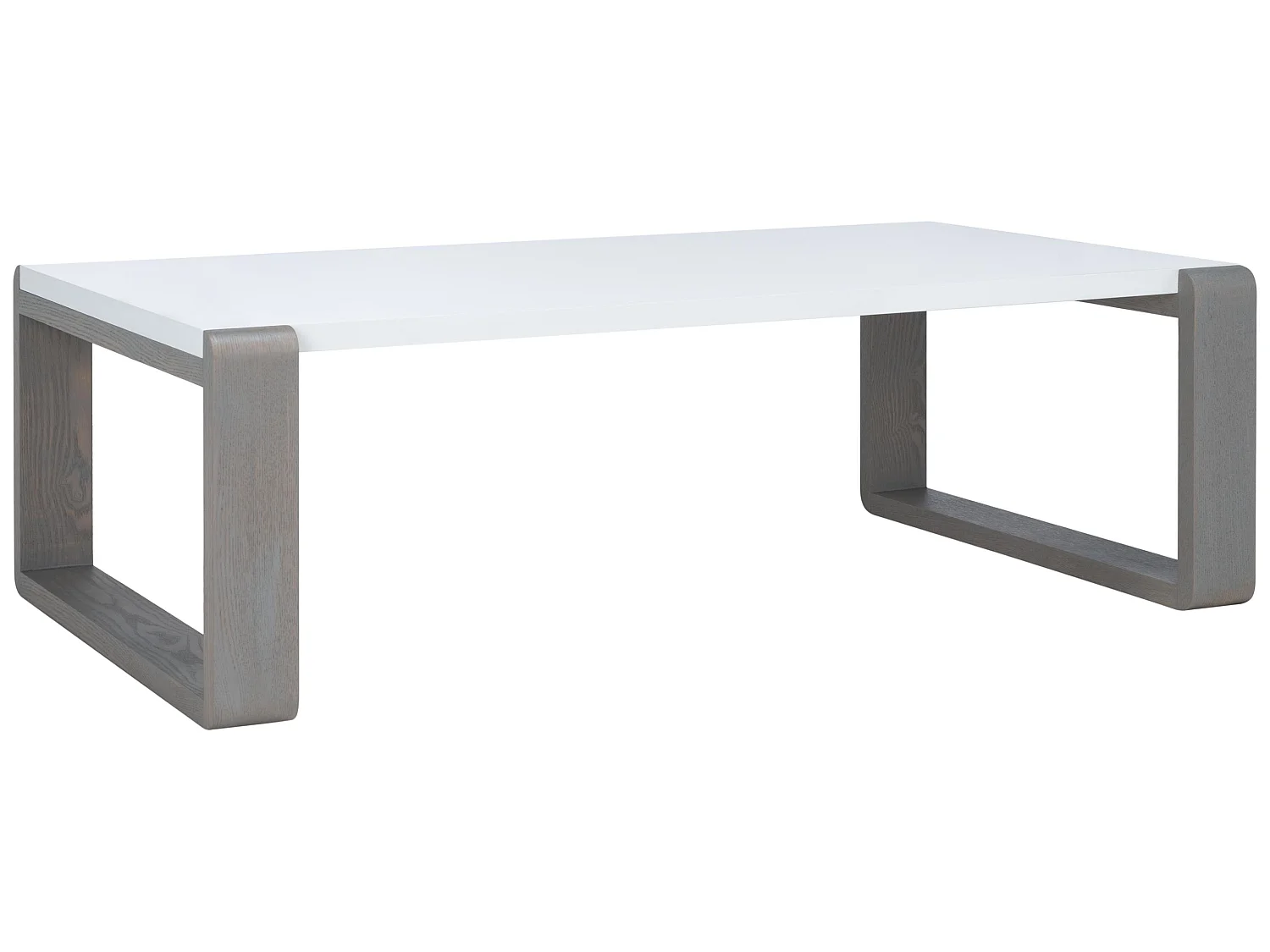 Table d'appoint Blanc & Gris 65 X 110 X 35.05 cm - Evelena