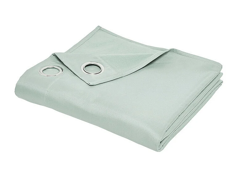 Rideau en panama 100% coton Turquoise