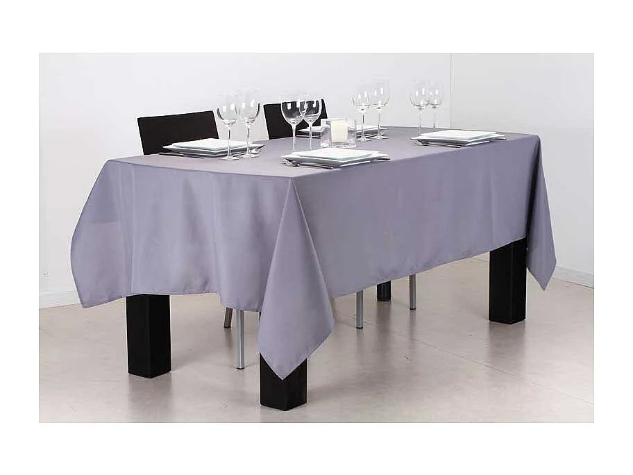 Nappe Antitache "Unie" 140x240cm Gris