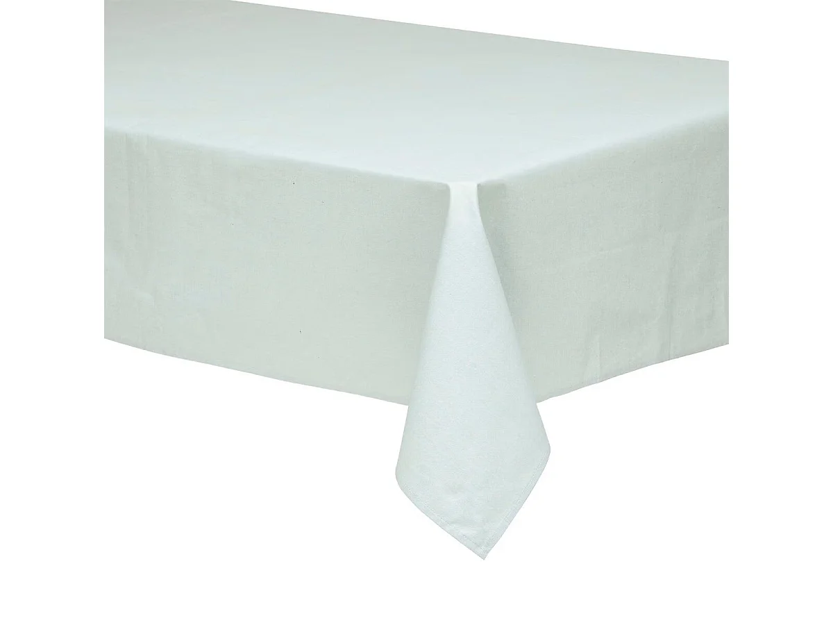 Nappe en polycoton Vert Céladon 150 x 250 cm