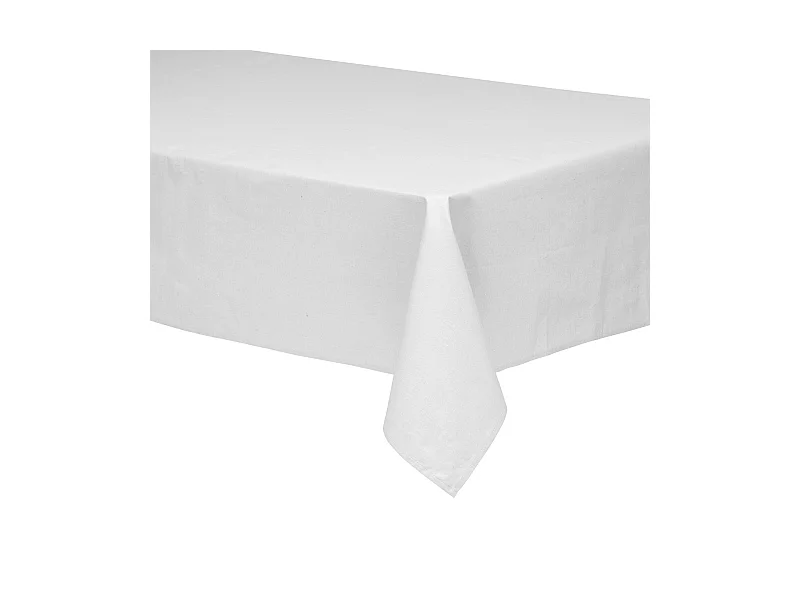 Nappe en polycoton Blanc 150 x 250 cm