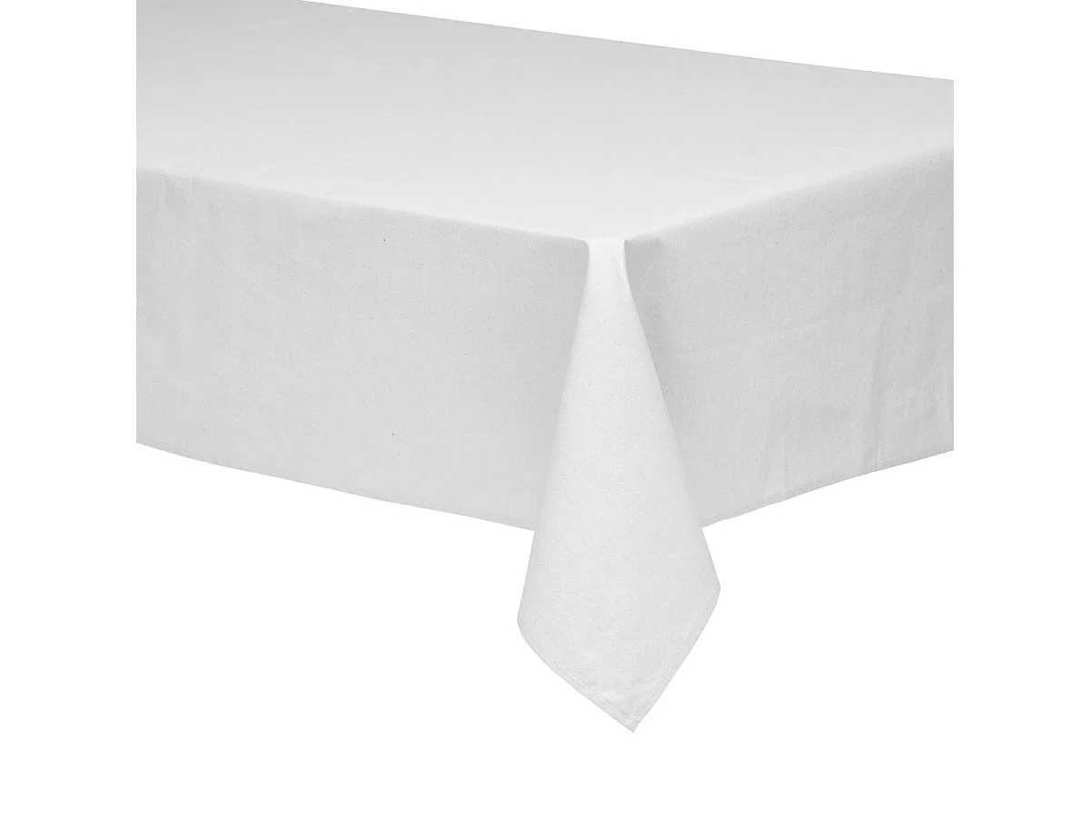 Nappe en polycoton Blanc 150 x 250 cm