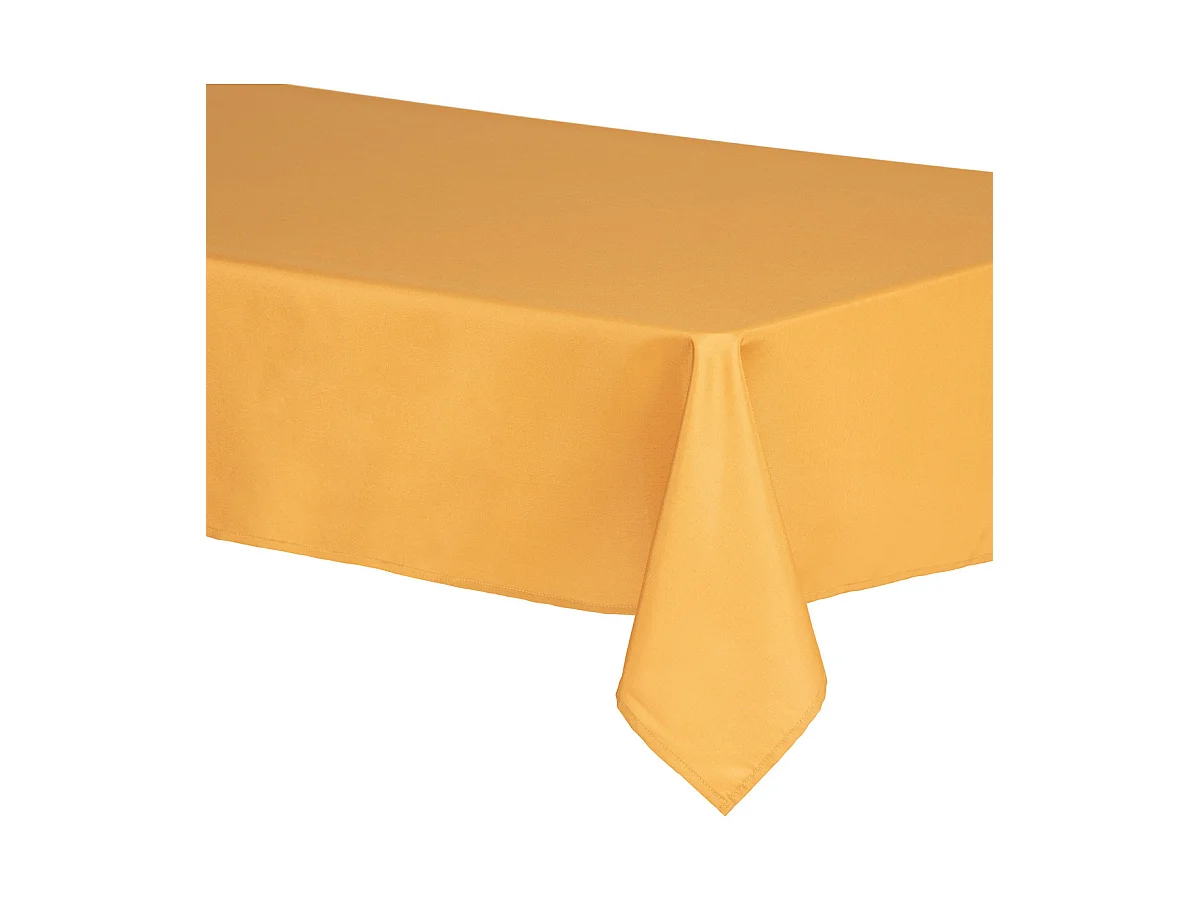 Nappe anti-taches Jaune Ocre 140 x 240 cm