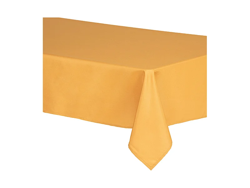 Nappe anti-taches Jaune Ocre 140 x 240 cm