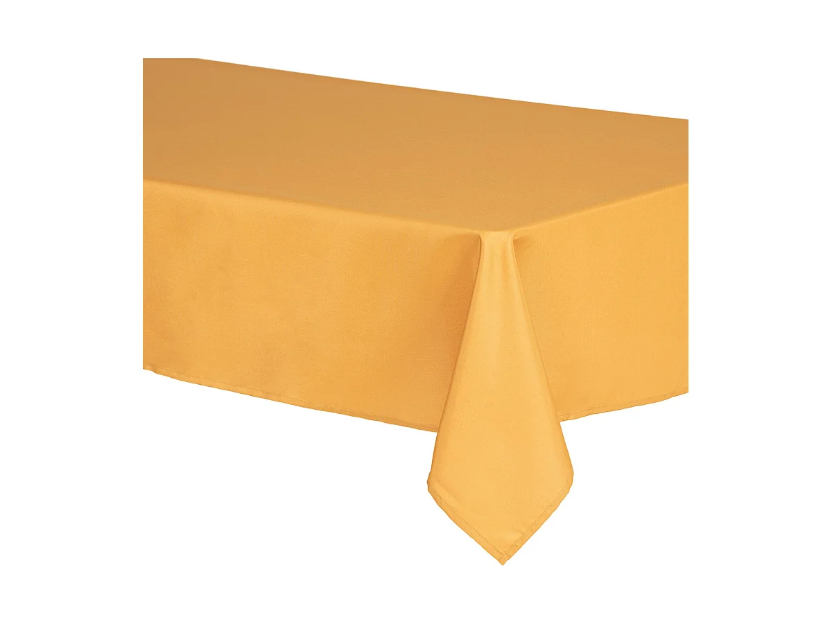 Nappe anti-taches Jaune Ocre 150 x 300 cm