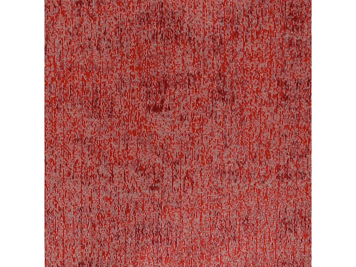 Nappe Jacquard nuance de Rouge et fil Lurex Doré 140 x 240 cm