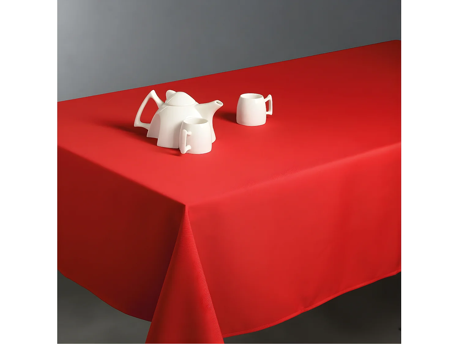 Nappe Antitache "Unie" 150x300cm Rouge