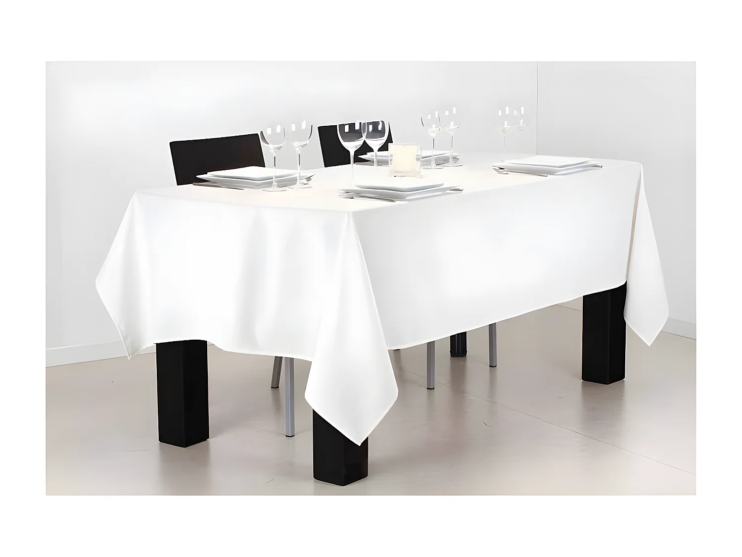 Nappe Antitache "Unie" 140x240cm Ivoire