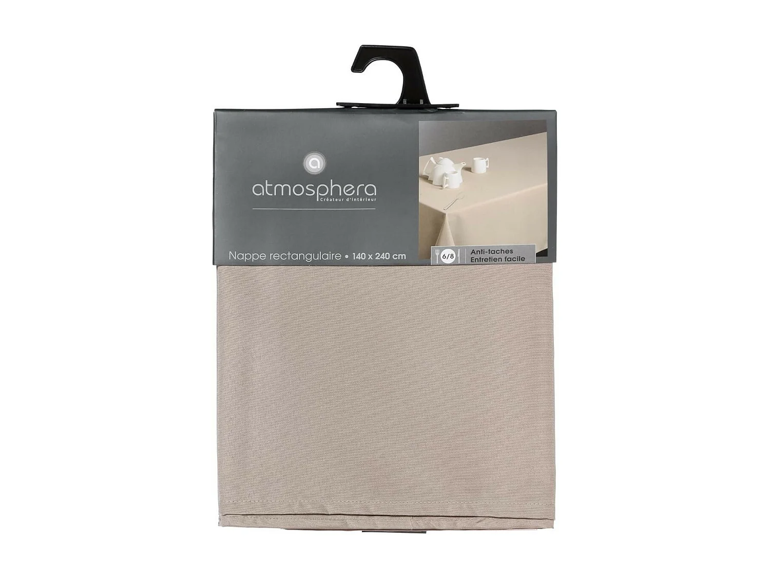 Nappe Antitache "Unie" 140x240cm Lin