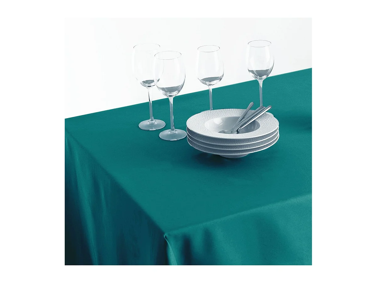 Nappe anti-taches Bleu Carnard 140 x 240 cm