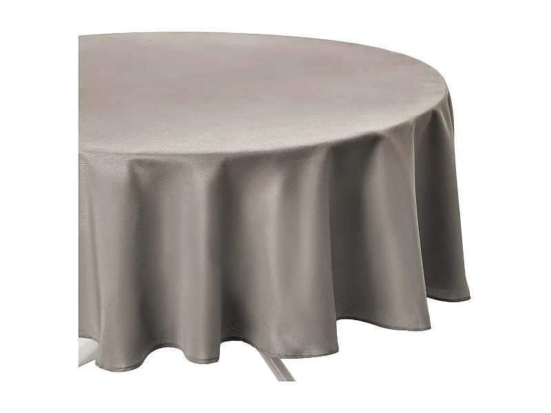 Nappe Antitache Ronde "Unie" 180cm Lin