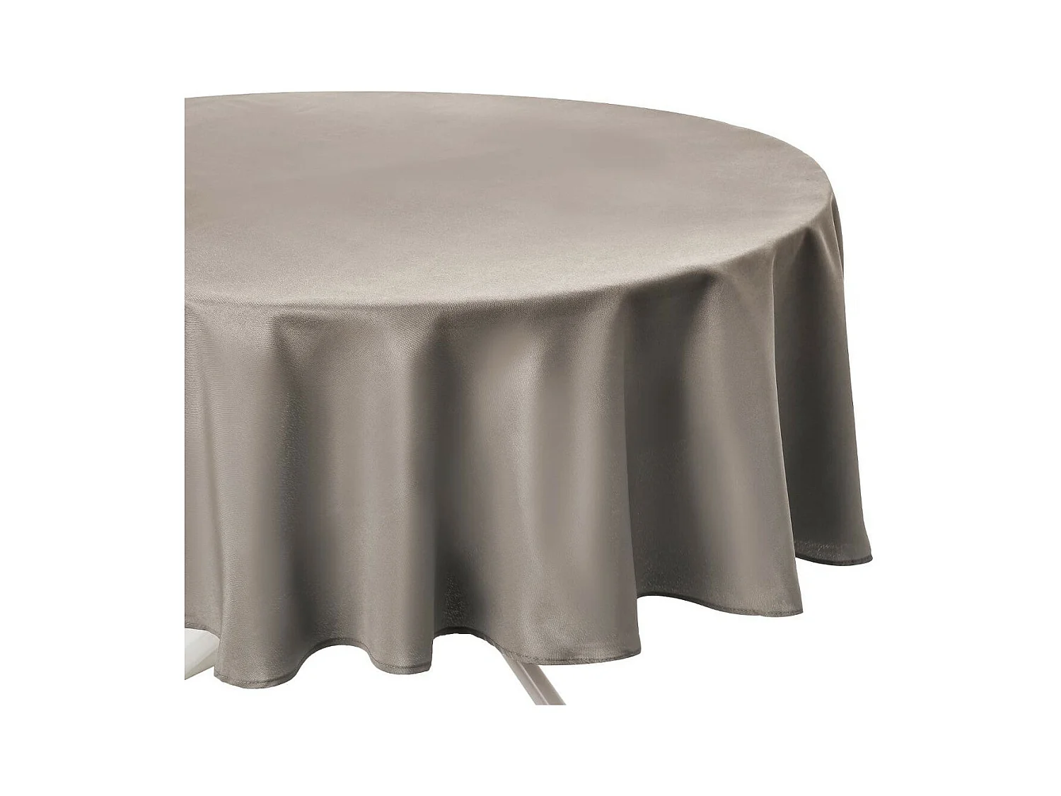 Nappe Antitache Ronde "Unie" 180cm Lin