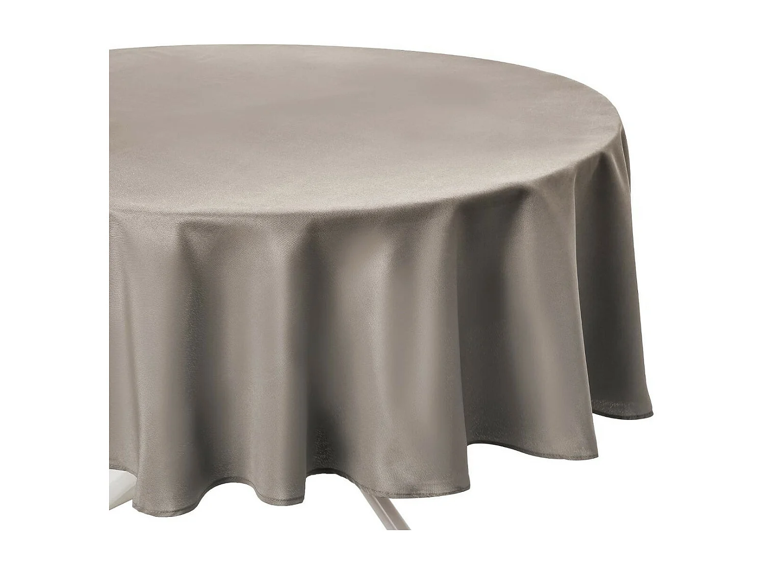 Nappe Antitache Ronde "Unie" 180cm Lin