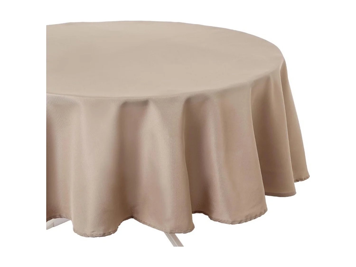 Nappe Antitache Ronde "Unie" 180cm Lin