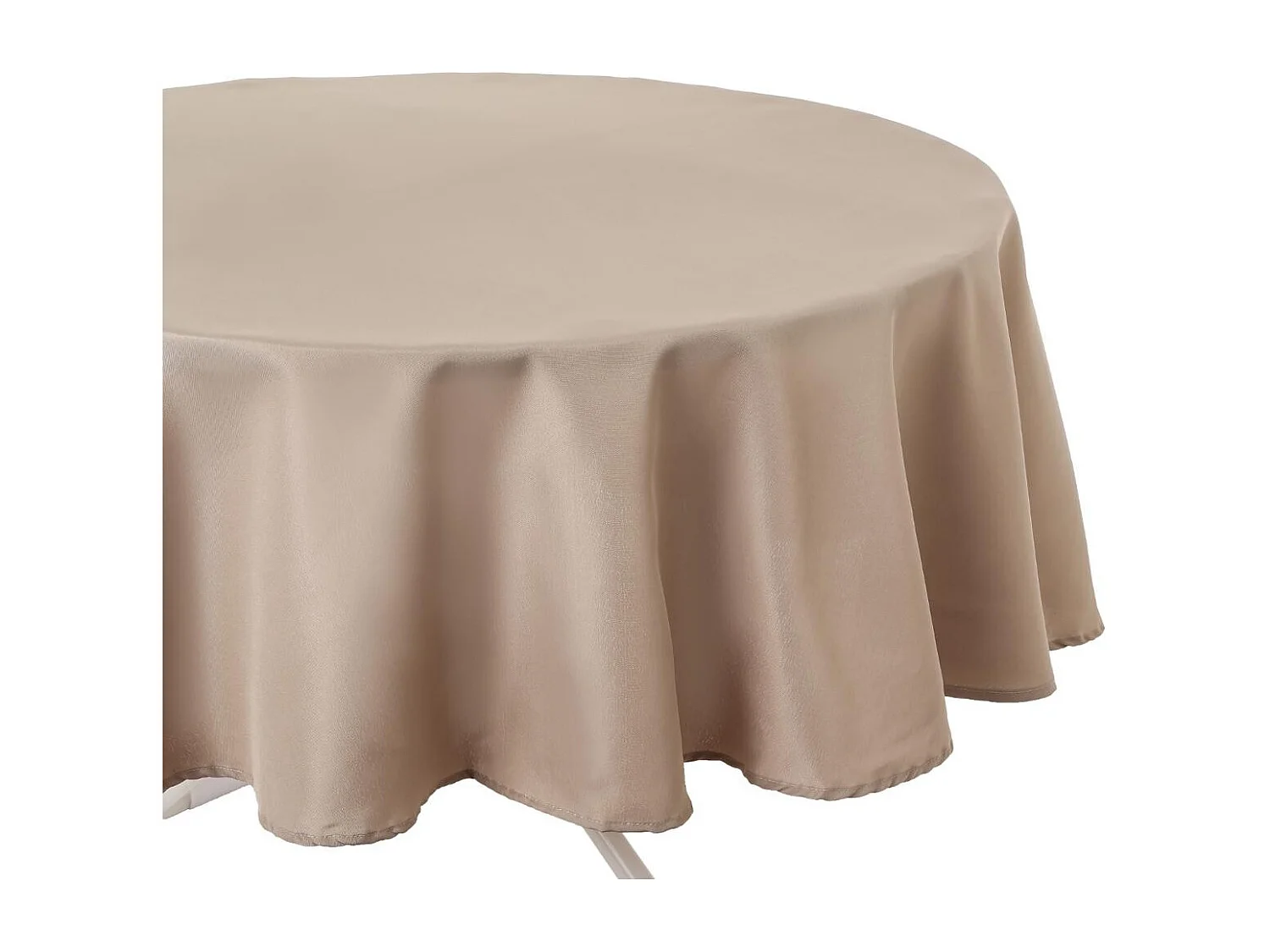 Nappe Antitache Ronde "Unie" 180cm Lin
