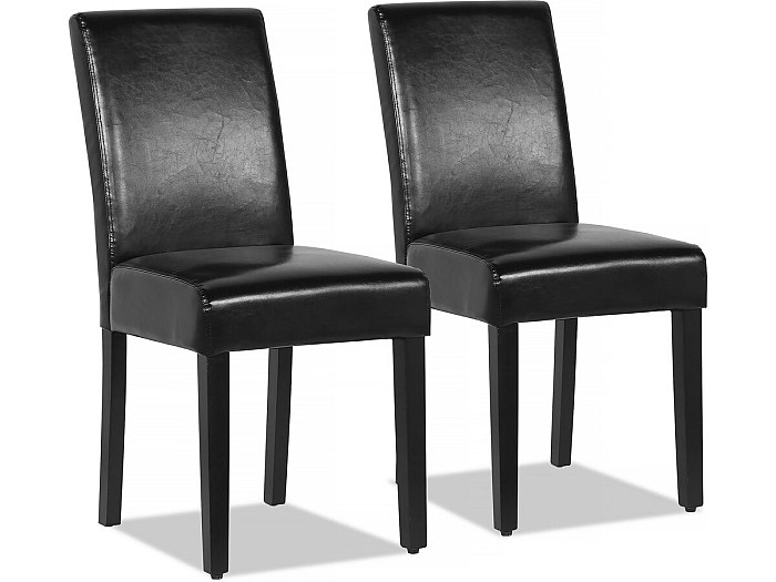 Lot de 2 chaises "Luna" - Noir