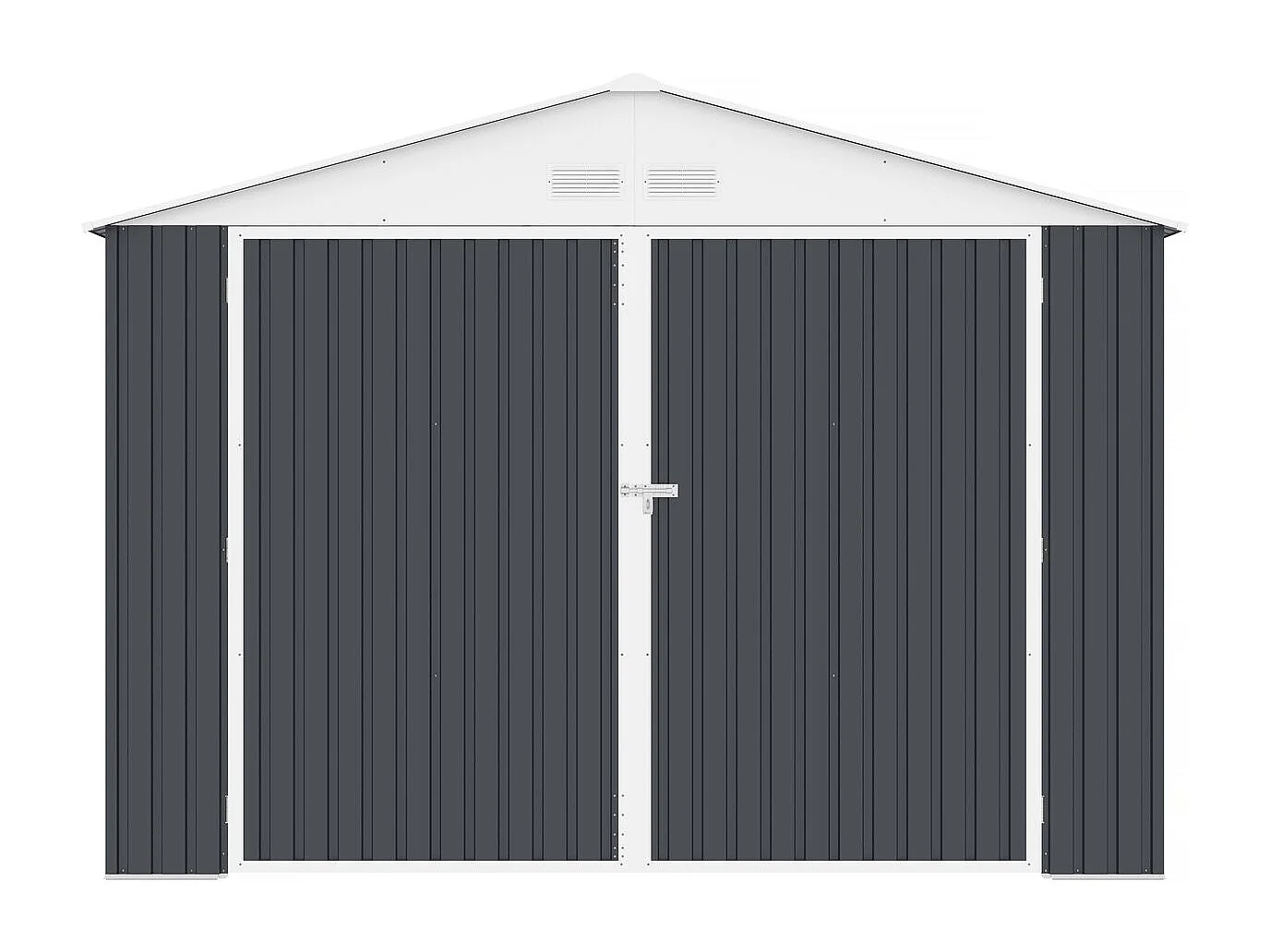 Garage en métal "Houston" 18,56m²  - Anthracite