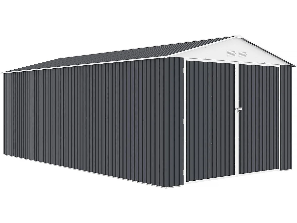 Garage in metallo "Houston" - 18,56 m² - Antracite