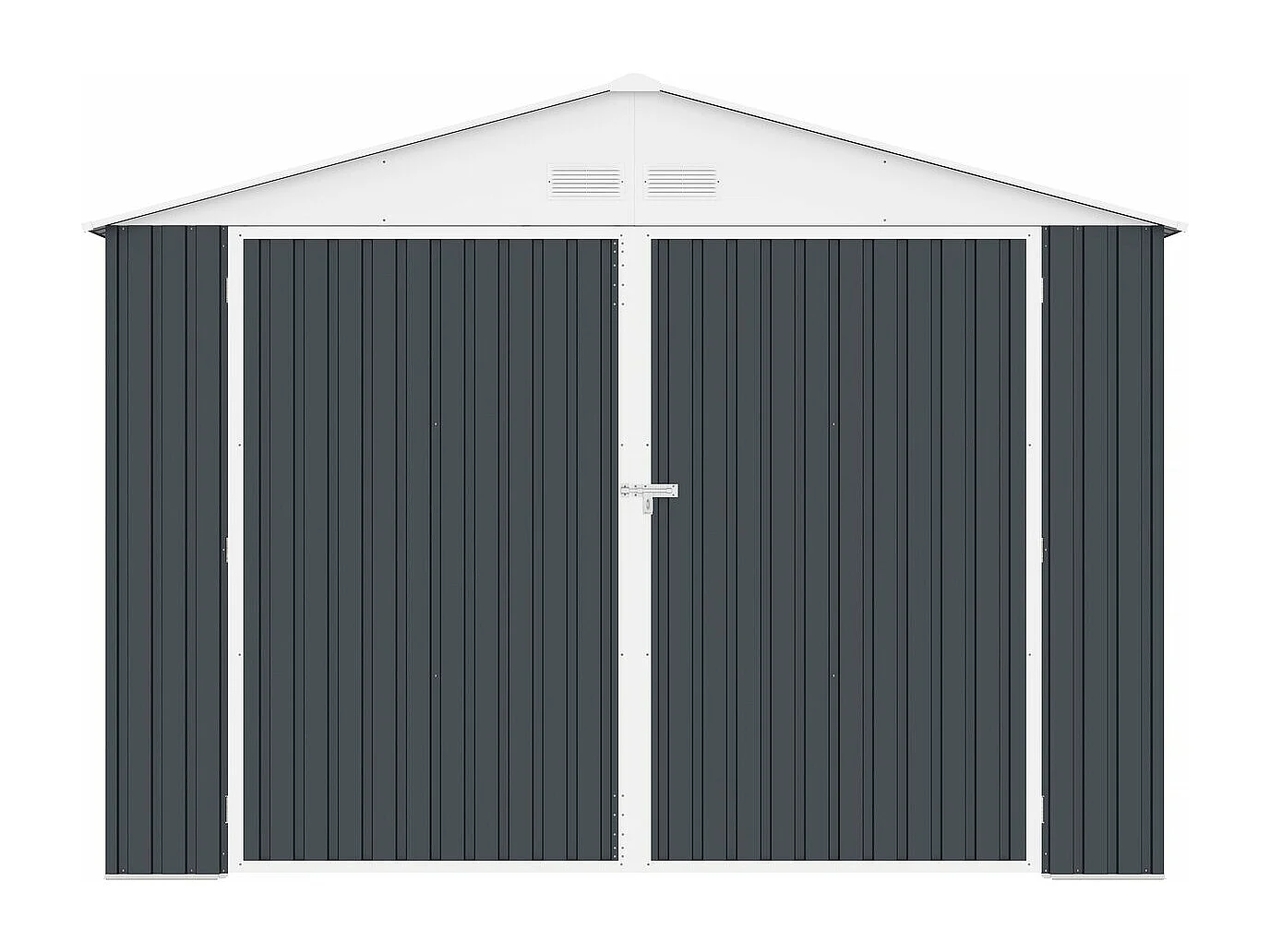 Garage métal "Houston" 15,36 m² - Anthracite