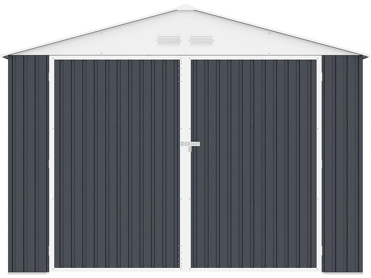 Garage in metallo "Houston" 15,36 mq - Antracite
