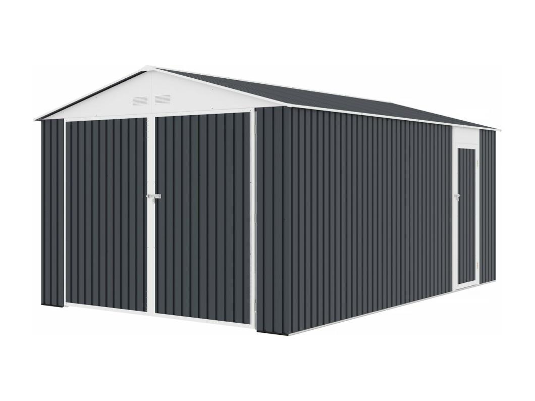 Garage in metallo "Houston" 15,36 mq - Antracite
