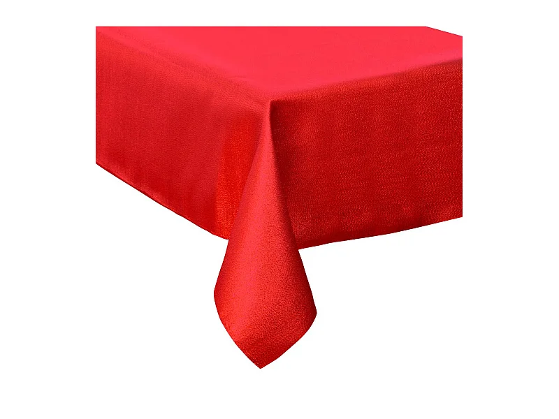 Nappe avec Paillettes "Colorama" 140x240cm Rouge