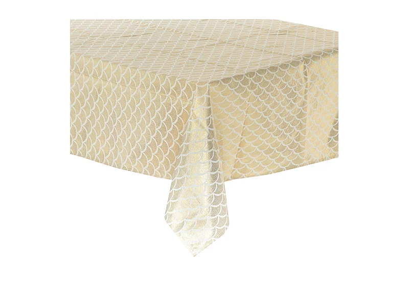 Nappe Imprimée "Nouvelle Orléans" 140x240cm Or