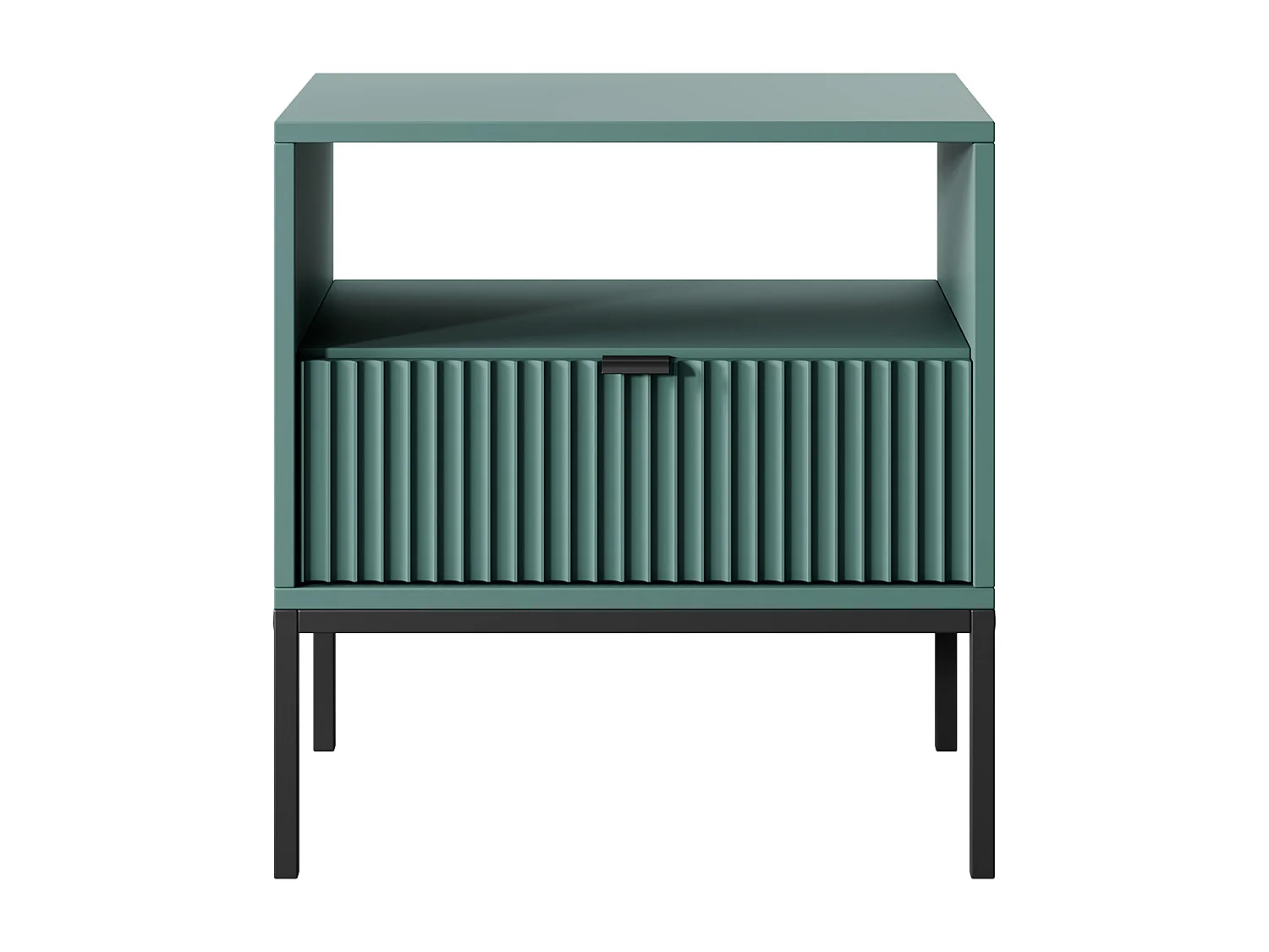 Sengebord med 1 skuffe og 1 niche - Smaragdgrøn - LIOUBA af Pascal Morabito